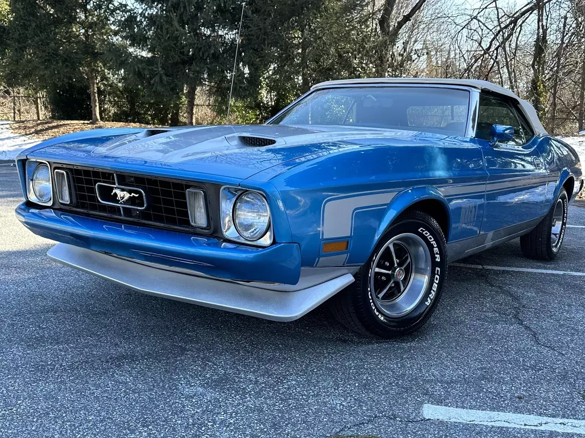 1973 Ford Mustang CONVERTIBLE V-8 AUTO 25,000 MILES "MACH 1 TRIBUTE" NO RESERVE 1973 Ford Mustang MACH 1 TRIBUTE