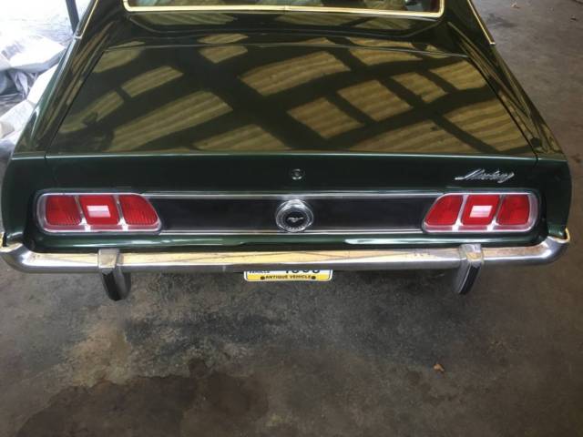 1973 Ford Mustang Bullitt Highland Green over Ginger - photo 6