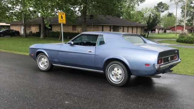 1973 Ford Mustang Grande with the 351 Cleveland and FMX auto transmission 1973 Ford Mustang Grande coupe