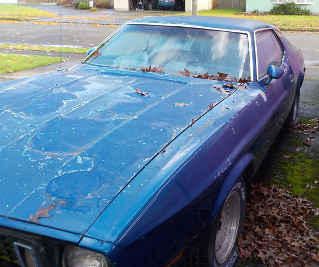 1973 Ford Mustang Grande/Coupe Hardtop Muscle Car, 302 V8 Auto- Need Restoration 1973 Ford Mustang Grande