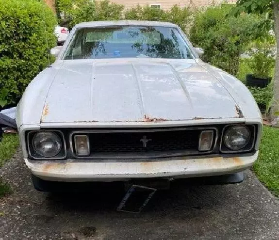 1973 Ford Mustang Hardtop Q-Code 351CJ/C6 Auto Triple White Highly Optioned 1973 Ford Mustang