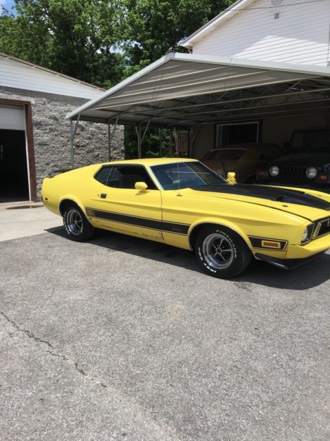 1973 Ford Mustang Mach 1--351 Cleveland auto run drive great 1973 Ford Mustang Mach 1