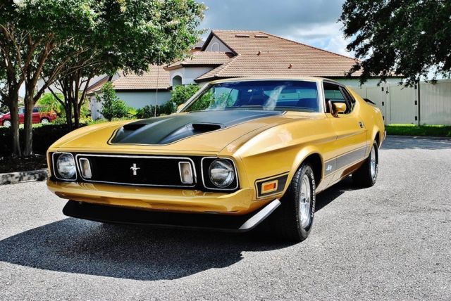 1973 Ford Mustang Mach 1 351 Clevland V8 Auto Super Clean Mostly Original 1973 Ford Mustang Mach 1 351 Clevland V8 Auto Low Miles A/C