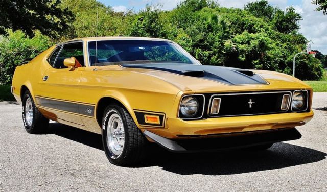 1973 Ford Mustang Mach 1 351 Clevland V8 Auto Low Miles A/C - photo 3