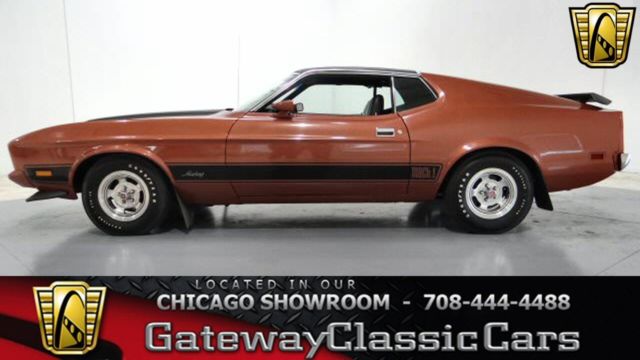 1973 Ford Mustang Mach 1 44147 Miles Metallic Mid Copper Coupe 351 CID V8 Automa 1973 Ford Mustang Mach 1