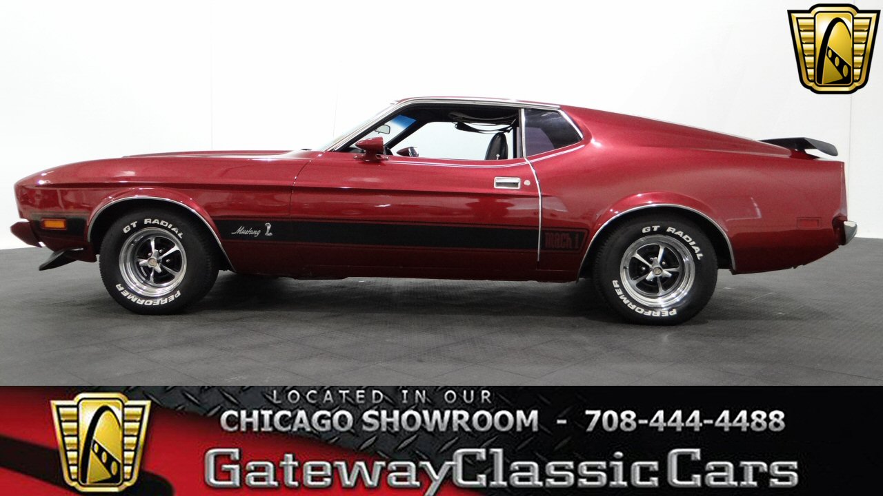 1973 Ford Mustang Mach 1 93325 Miles Burgundy Coupe 429 CID V8 Automatic 1973 Ford Mustang Mach 1