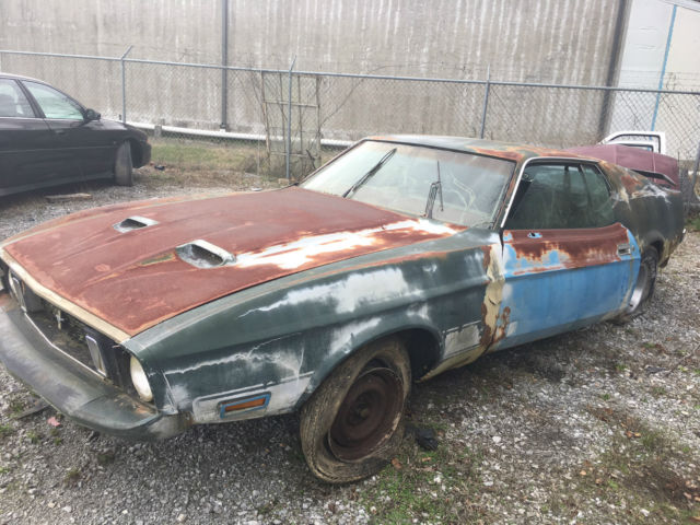 1973 FORD MUSTANG MACH 1 BIG BLOCK 351C 4V AUTO EXTRA PARTS LOT TN TITLE Q CODE 1973 Ford Mustang