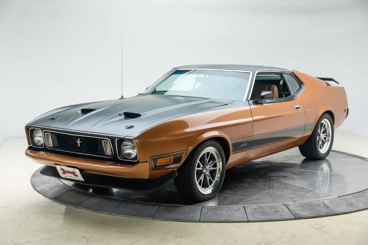 1973 Ford Mustang Mach 1 V8 5.7L Coupe Brown 1973 Ford Mustang Mach 1