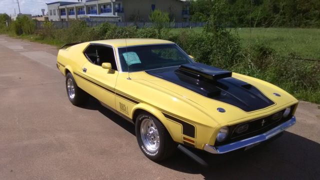 1973 FORD MUSTANG MACH 1 W/BIG BLOCK, 429 MOTOR 1973 Ford Mustang