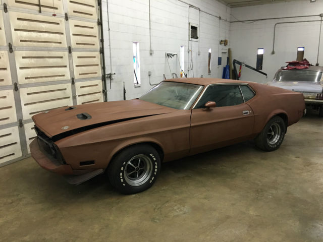 1973 FORD MUSTANG MACH ONE COBRA JET -- Q CODE -- FACTORY 4 SPEED FACTORY POSI 1973 Ford Mustang
