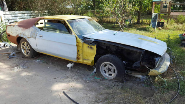 1973 Ford Mustang Mustang - with 1971 V8 351 Cleveland Cobra Jet Engine 1973 Ford Mustang