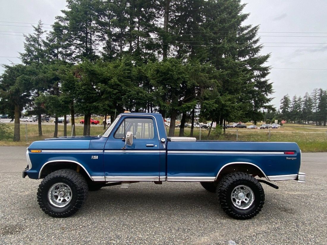 1973 FordF-250 Custom Factory Highboy 78,000 Orig. Miles RUST FREE NO RESERVE! 1973 Ford F-250 CUSTOM