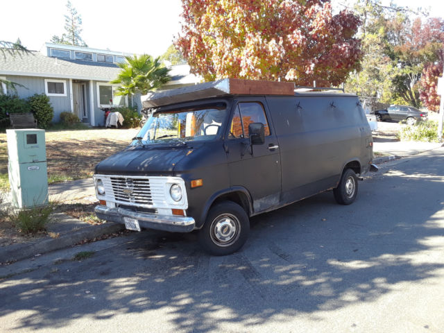 1973 g10 I/2 Ton Van long bed 1973 Chevrolet G10 van Cargo Van