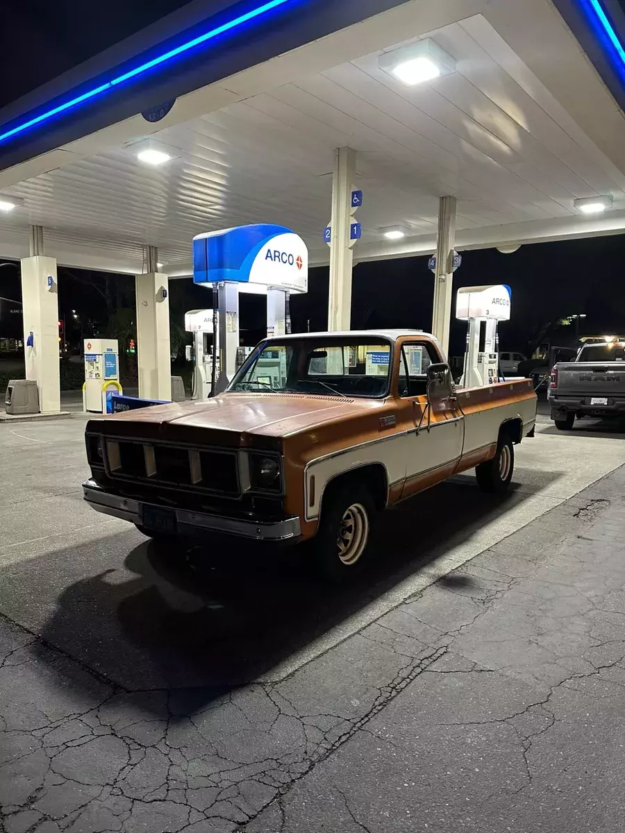 1973 GMC Pickup Pickup Orange Super Custom 1973 GMC Pickup Super Custom