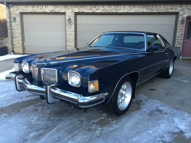 1973 GRAND PRIX 455 SURVIVOR CAR ORG. PNT, 1 OWNER 48,000 ORG. MILE CAR 1973 Pontiac Grand Prix BLACK DELUXE