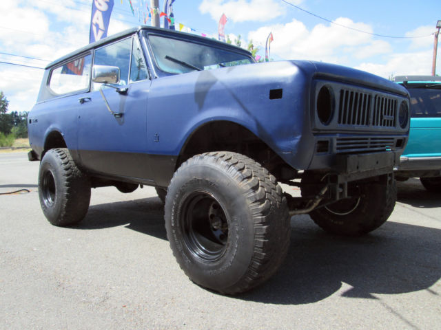 1973 International Scout V-8, 4 Spd. Lifted Runs and Drives Project! No Reserve! 1973 International Harvester Scout