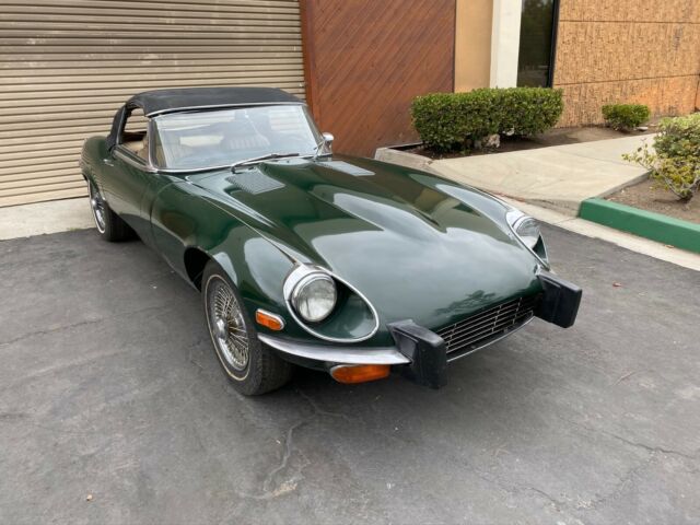 1973 Jaguar E-type V12 Manual British Racing Green with matching numbers. 1973 Jaguar E-Type 2 Seater