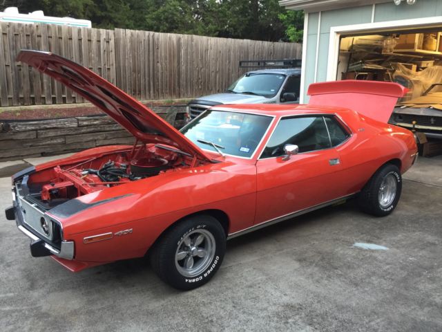 1973 Javelin AMX 1125 actual miles true AMX 1968 1969 1970 1971 1972 1973 AMC AMX