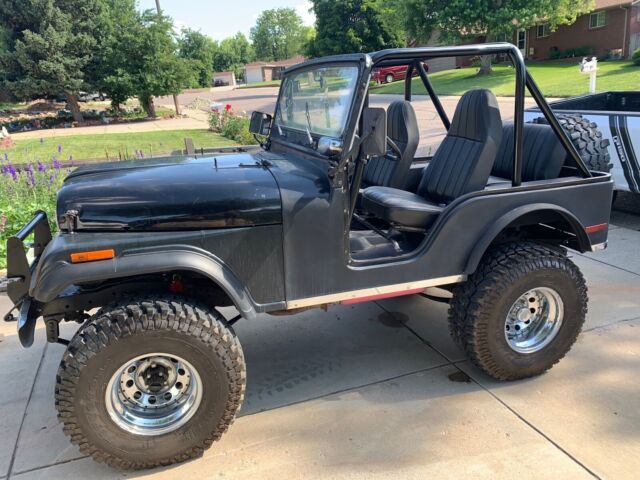 1973 Jeep CJ-5 SUV Black 4WD Manual 1973 Jeep CJ-5