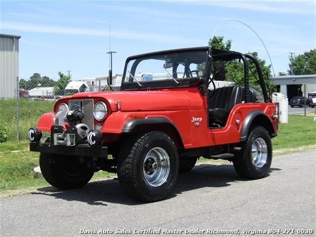 1973 JEEP CJ5 2 Door 4X4 304 V8 Unrestored 3 8350 Miles Red SUV 3 Speed Manual 1973 Jeep CJ 2 Door 4X4 304 V8 Unrestored 3