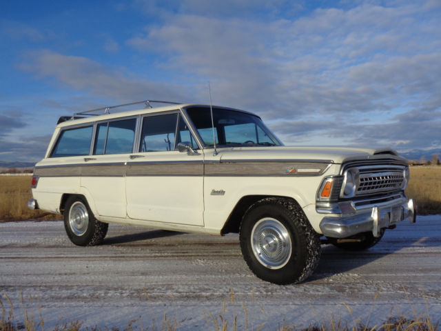 1973 Jeep Wagoneer 4x4 Quadra Trac western survivor barn find Cherokee CJ Honcho 1973 Jeep Wagoneer