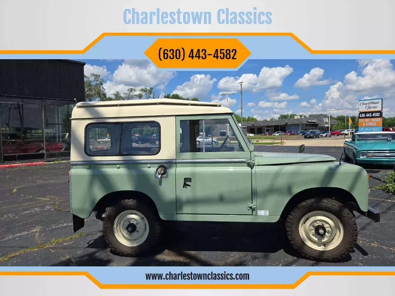 1973 Land Rover Series II 88, Green with 44556 Miles available now! 1973 Land Rover Series II 88 SANTANA