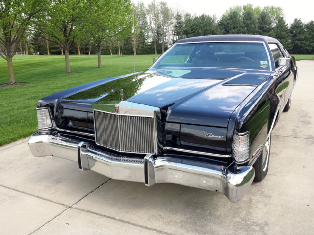 1973 Lincoln Continental Mark IV Triple Black Museum Quality Survivor 1973 Lincoln Continental Mark IV