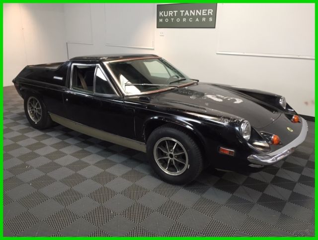1973 LOTUS EUROPA SPECIAL TWIN CAM 5-SPEED. BLACK ON BLACK. BIG VALVE ENGINE. 1973 Lotus Other Europa Special Twin Cam