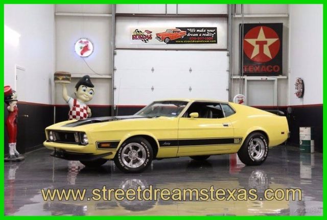 1973 MACH 1 fastback 351 Cleveland AC auto ps pwr brakes great muscle car mags 1973 Ford Mustang MACH 1