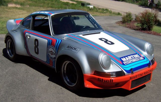 1973 MARTINI RACING Porsche 911 Carrera RSR Targa Flora,Mary Stuart tail TRIBUTE 1971 Porsche 911 race car