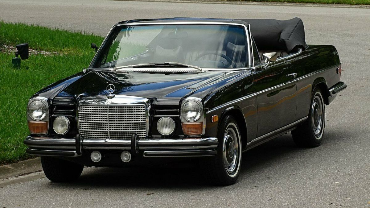 1973 MERCEDES BENZ 280C CONVERTIBLE RARE ESTATE FIND IN EXCELLENT CONDITION 1973 Mercedes-Benz 200-Series 280C