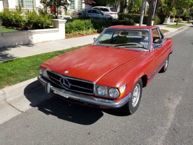 1973 Mercedes-Benz 450SL Roadster, runs good,collector,small bumpers. fixer !!!! 1973 Mercedes-Benz SL-Class roadster