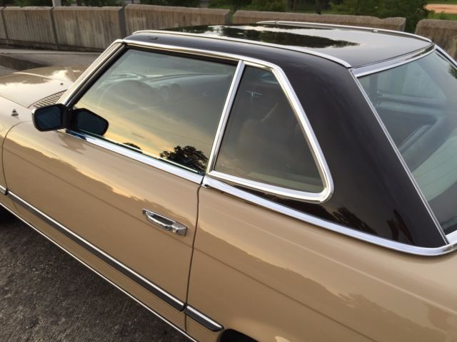 1973 Mercedes Benz 450SL Roadster W107, 1 owner, 96k miles, TWO-TONE*, LEATHER * 1973 Mercedes-Benz SL-Class Two-tone: 430/423 w. 263 Tobacco LEATHER !