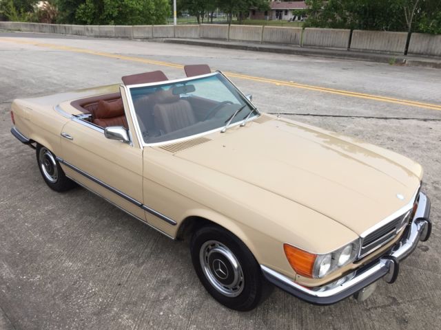 1973 Mercedes-Benz SL-Class Two-tone: 430/423 w. 263 Tobacco LEATHER ! - photo 3
