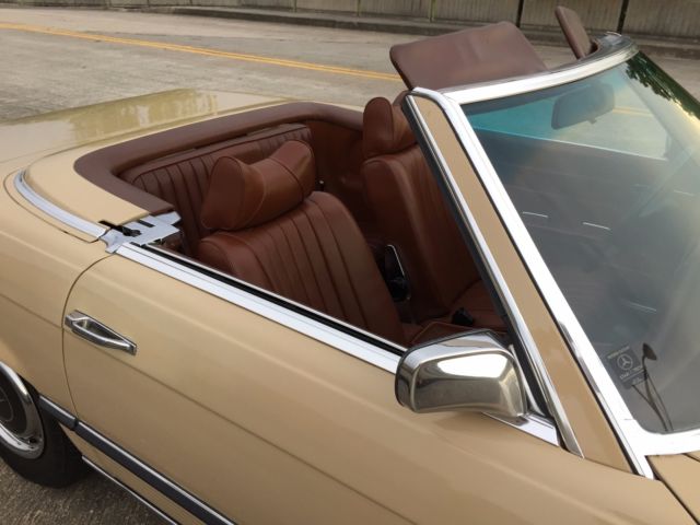 1973 Mercedes-Benz SL-Class Two-tone: 430/423 w. 263 Tobacco LEATHER ! - photo 4