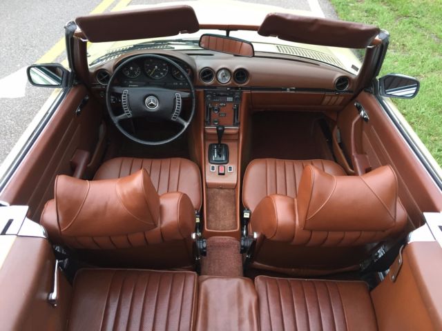 1973 Mercedes-Benz SL-Class Two-tone: 430/423 w. 263 Tobacco LEATHER ! - photo 8