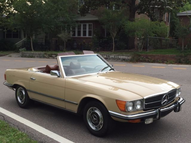 1973 Mercedes-Benz SL-Class Two-tone: 430/423 w. 263 Tobacco LEATHER ! - photo 12