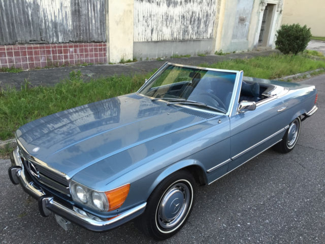 1973 Mercedes Benz 450SL ROADSTER W107, Grey-Blue Metallic*, 114k, RUST-FREE * 1973 Mercedes-Benz SL-Class Gorgeous DB 906 Grey-Blue Metallic *