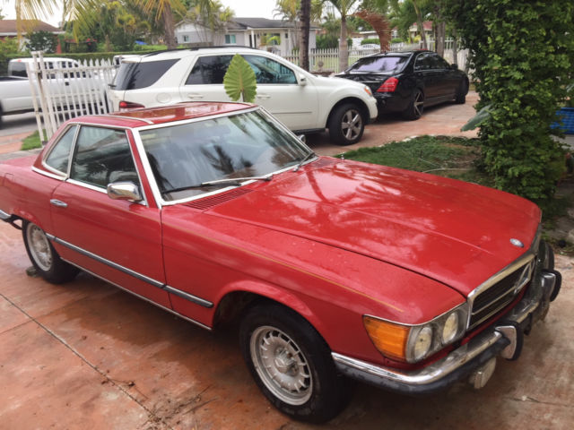 1973 MERCEDES BENZ 450SL W107 RUNS & DRIVES 3RD SEAT HARD TOP GD PROJECT 1973 Mercedes-Benz SL-Class