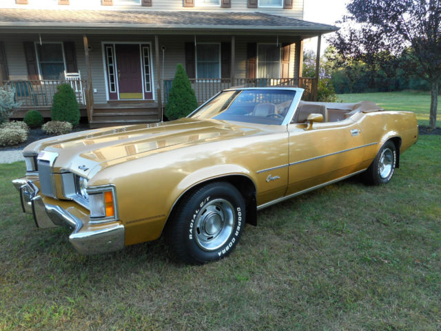 1973 Mercury Cougar XR-7 Conv original paint with 67,391 2 owners rust free car 1973 Mercury Cougar conv