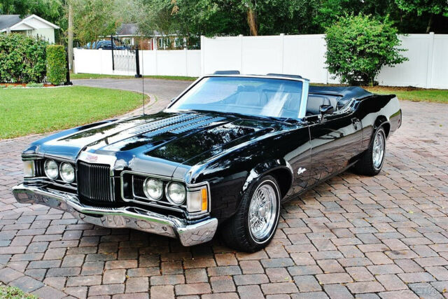1973 Mercury Cougar Convertible Custom Build w/ Triple Black 351 V-8, - photo 4