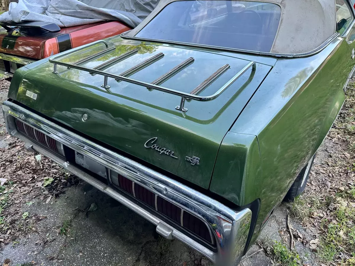 1973 Mercury Cougar XR7 Convertible Green 1973 Mercury Cougar