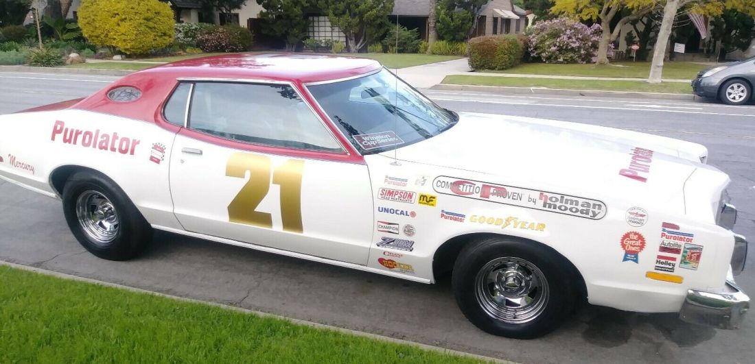 1973 Mercury Montego MX Tribute Car for David Pearson #21 Nascar Hall of Famer 1973 Mercury Montego Black