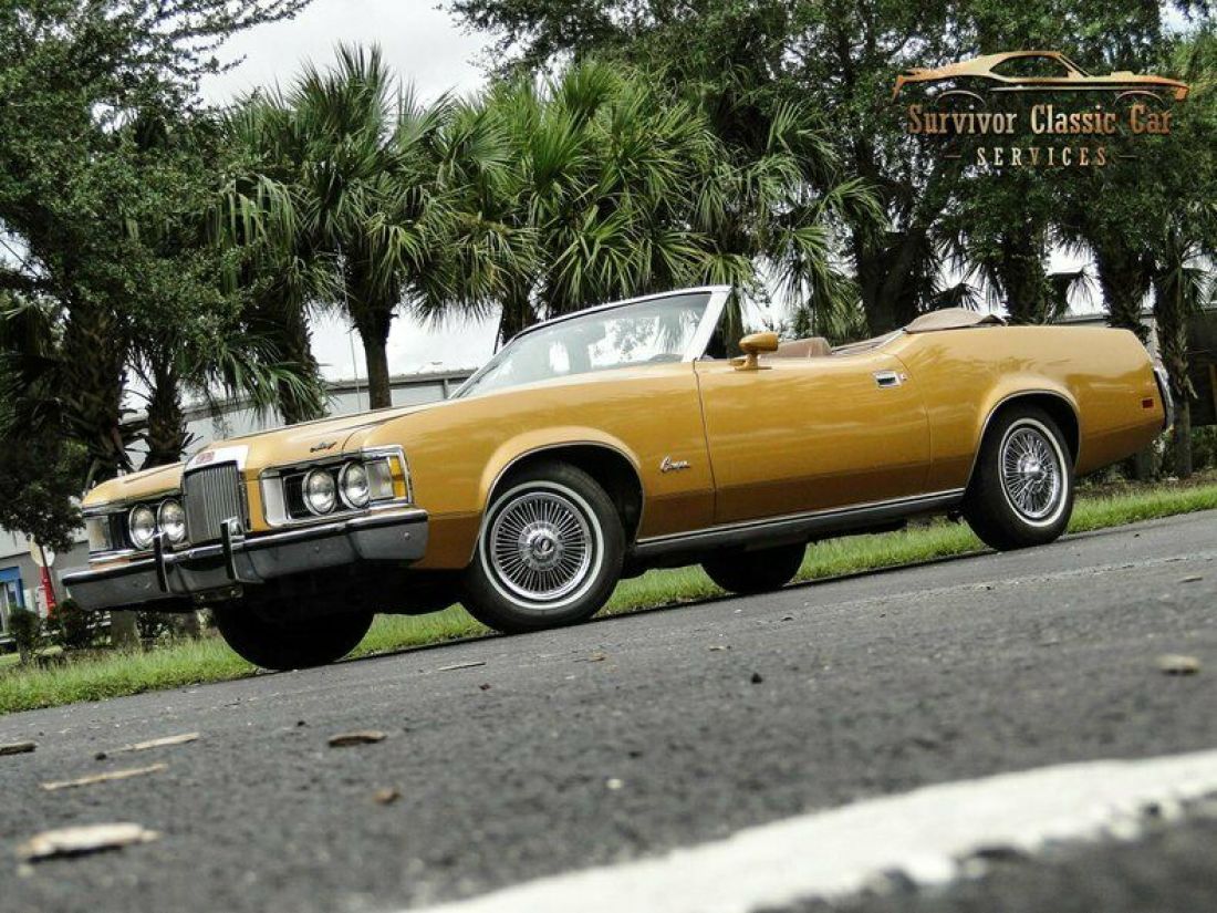 1973 MercuryCougarXR-7Medium Yellow Gold MetallicSurvivor Classic Car Services L 1973 Mercury Cougar XR-7