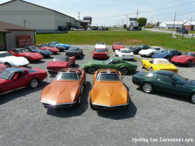 1973 Metallic Yellow Corvette 454 Hot Rod 4spd Saddle Leather Int Fun and Fast! 1973 Chevrolet Corvette