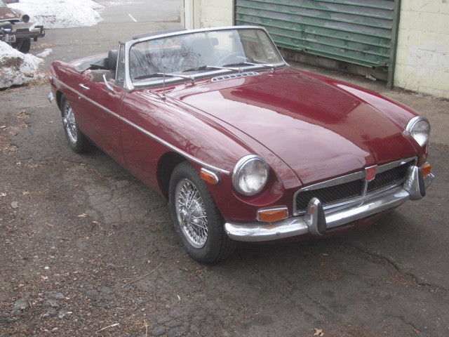 1973 MG B MGB classic sports convertible 97k original 1973 MG MGB
