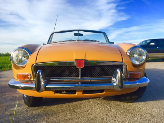 1973 MG MGB CHROME BUMPER MGB ROADSTER - photo 8