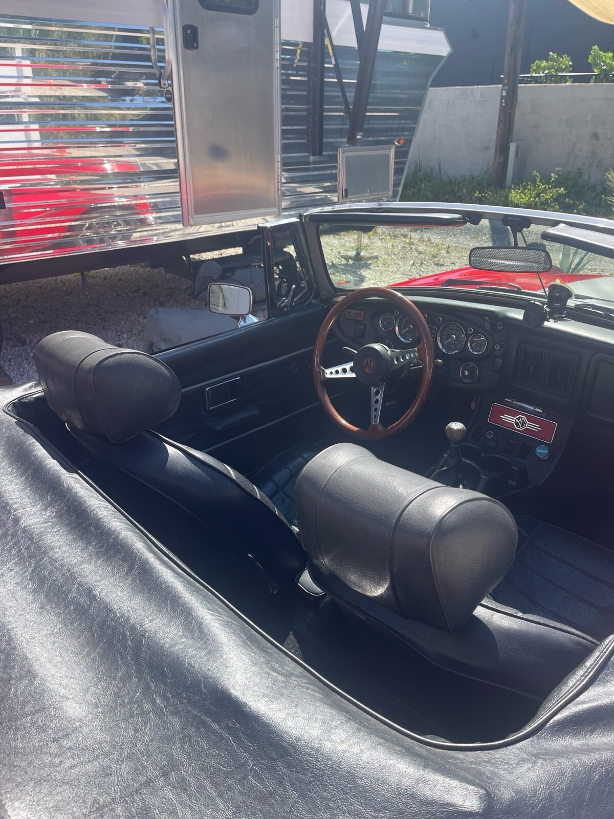 1973 MG MGB black leather - photo 13