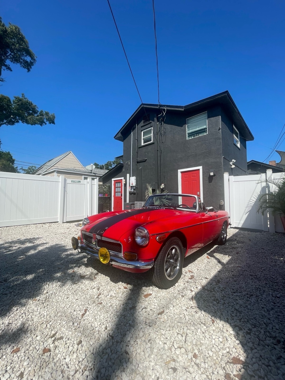 1973 MG MGB black leather - photo 3