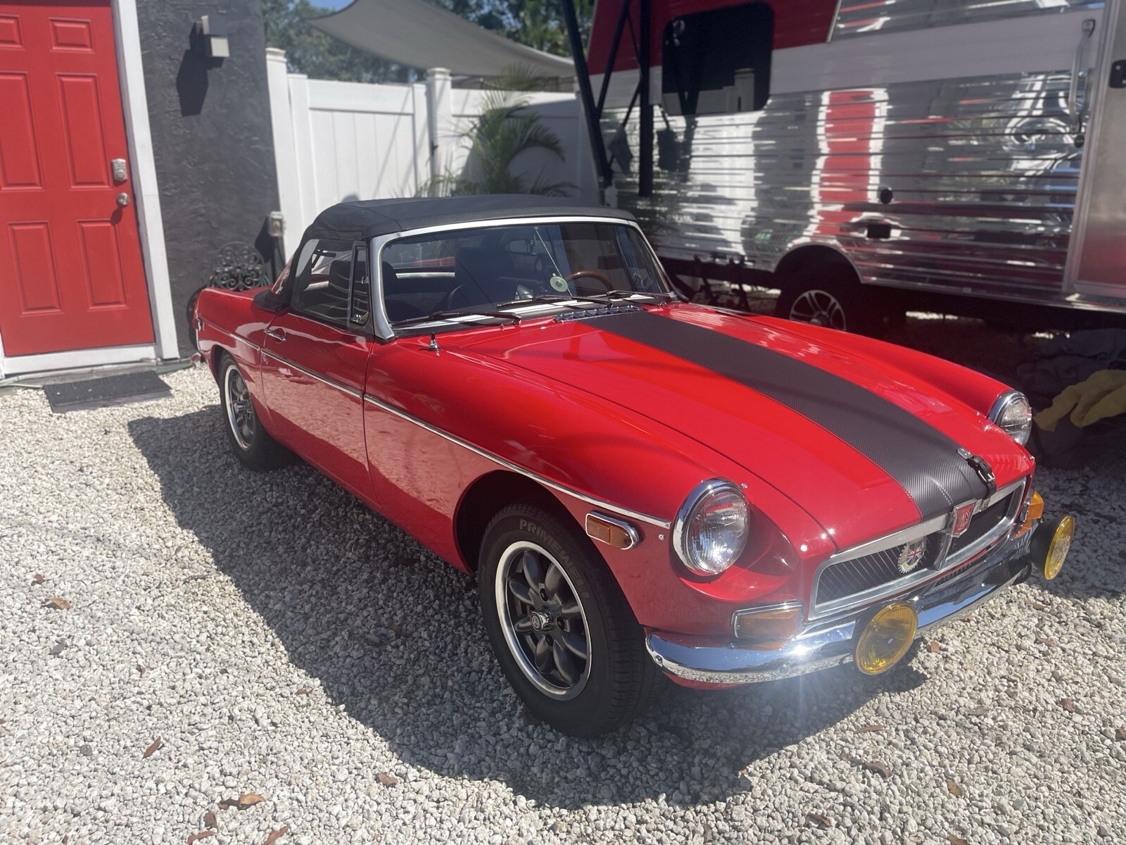 1973 MG MGB black leather - photo 5